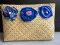 Lauhala Pua ‘Eke Pouch Large - Dark Blue