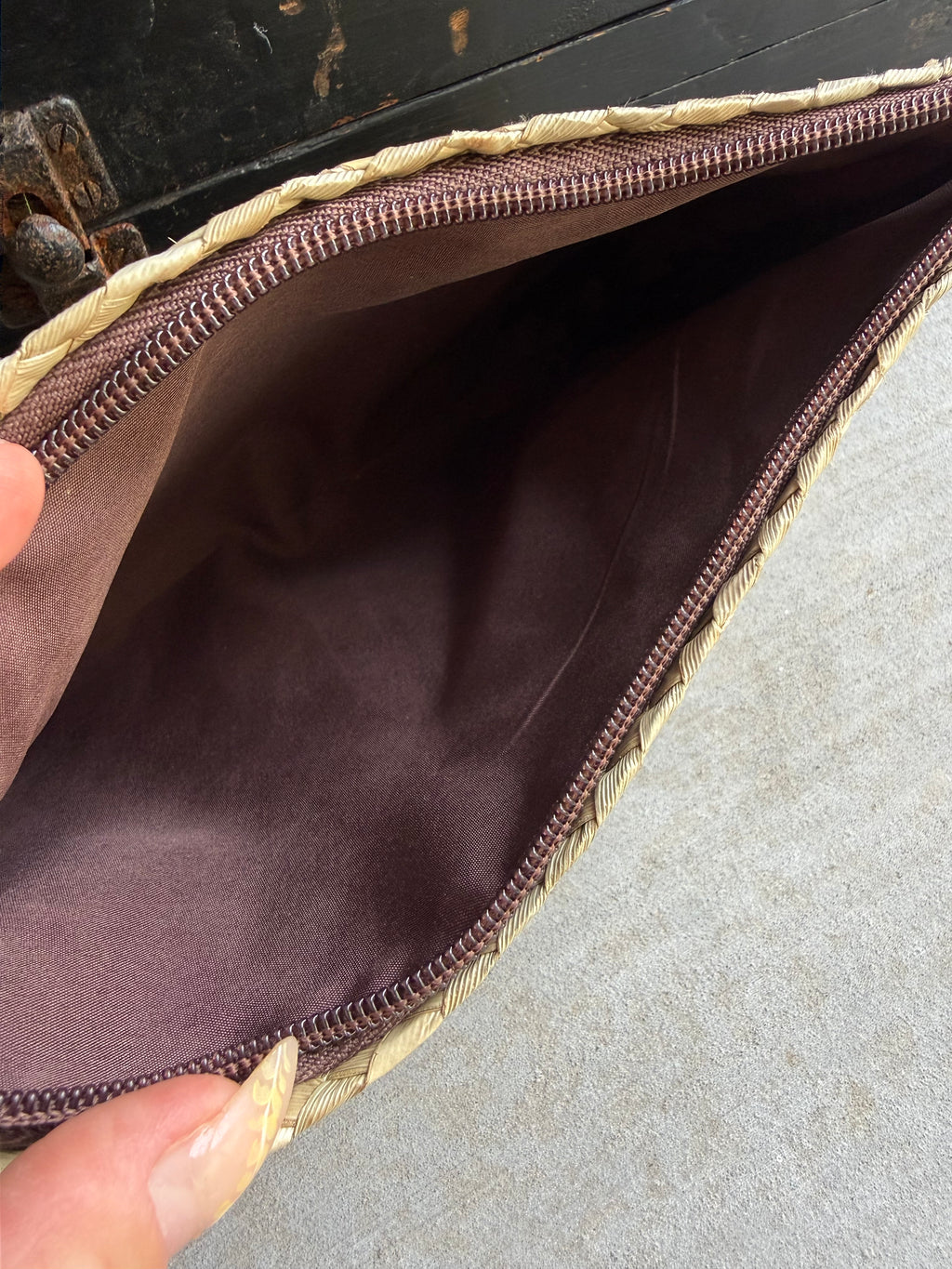 Lauhala Pua ‘Eke Pouch Small - Purple