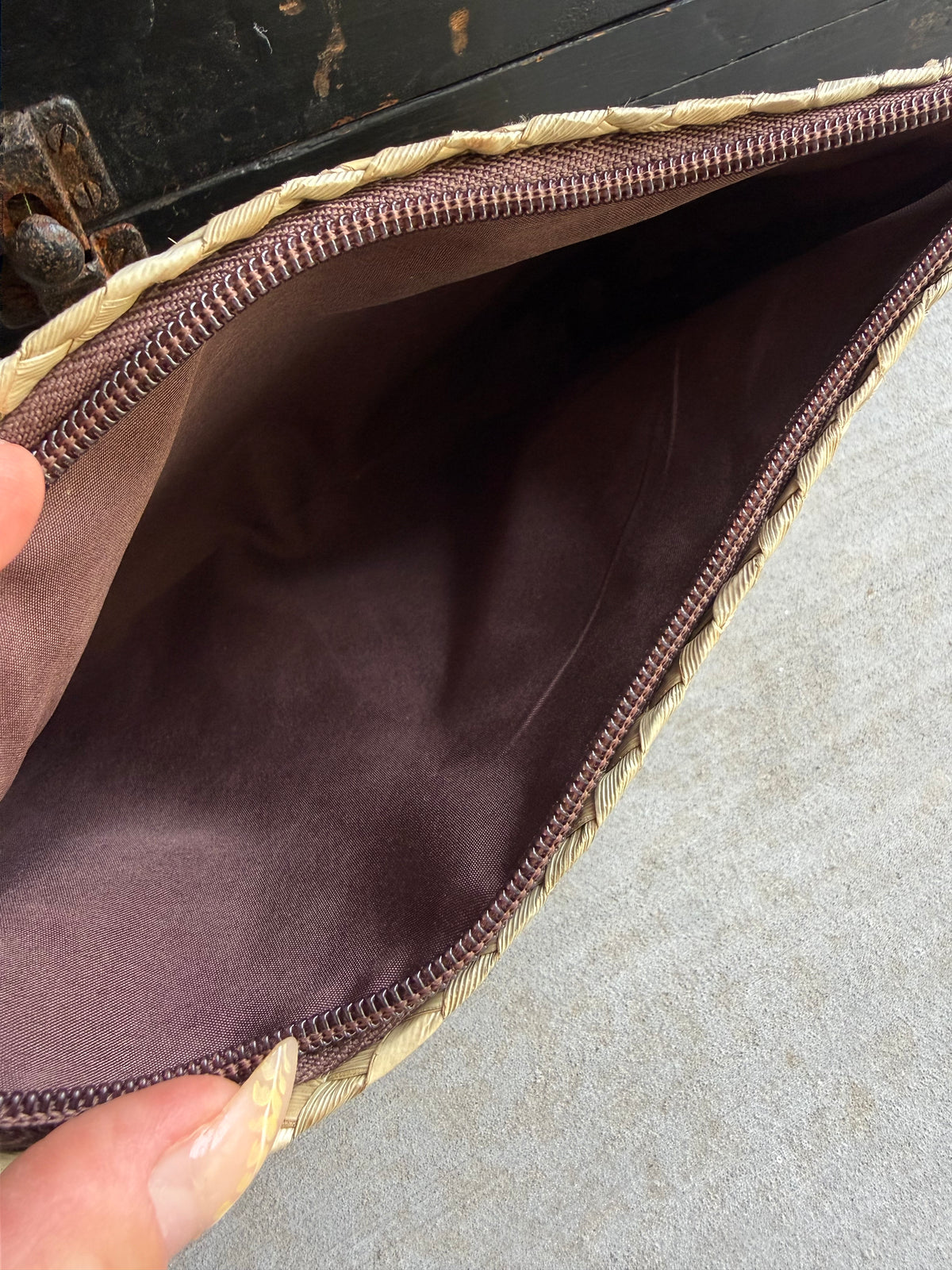 Lauhala Pua ‘Eke Pouch Small - Purple
