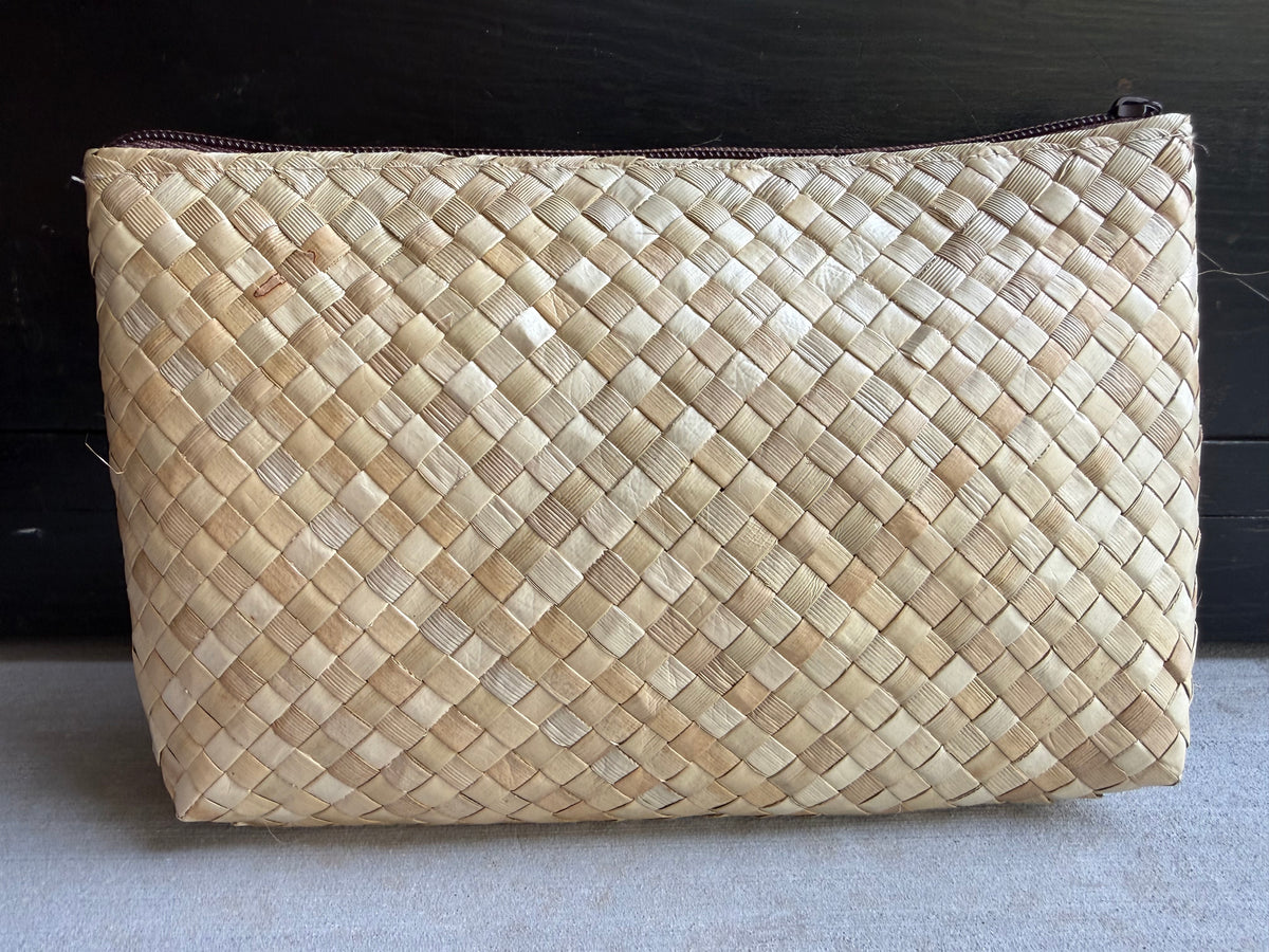 Lauhala Pua ‘Eke Pouch Small - Green