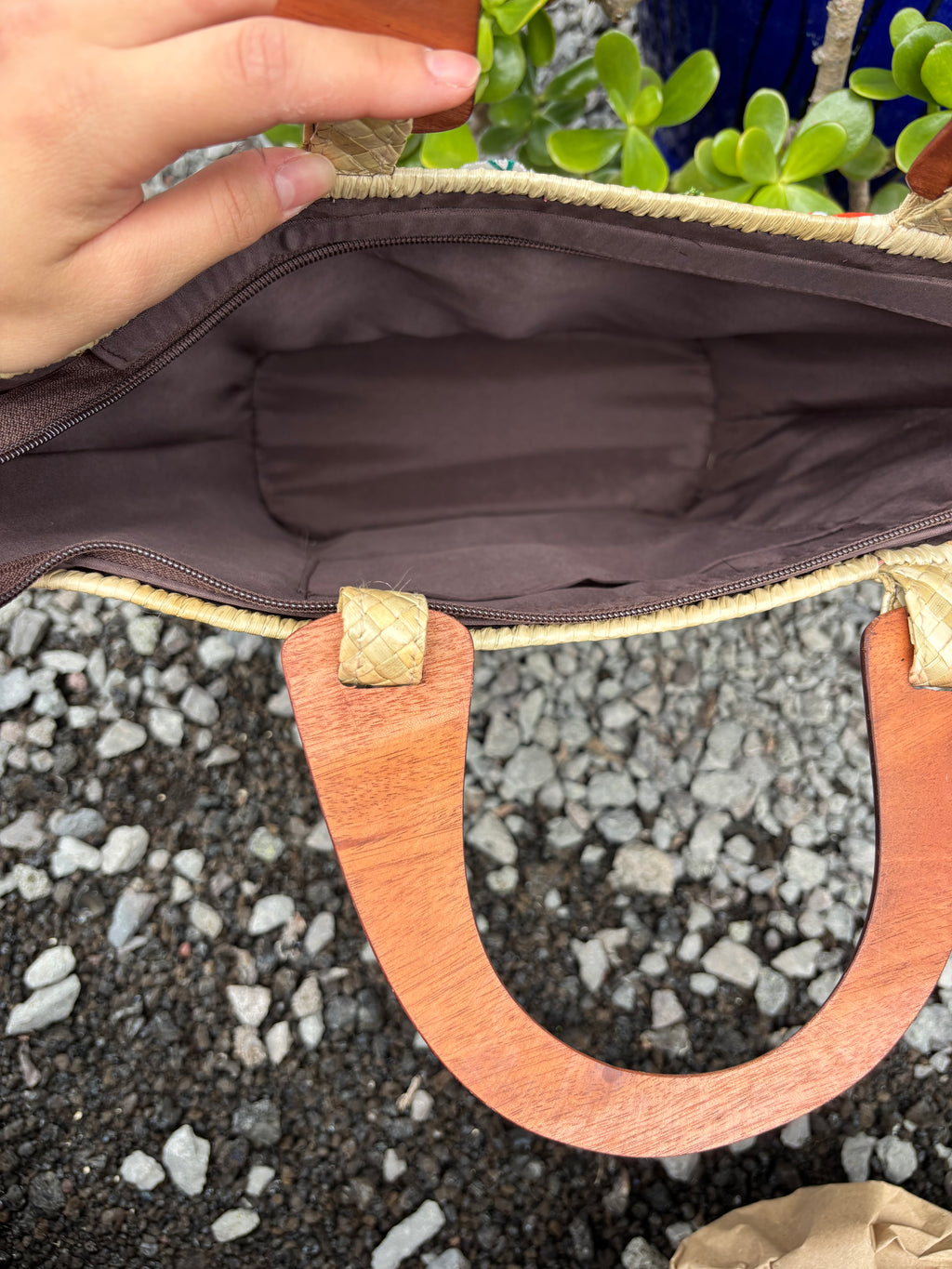 Lauhala Pua ‘Eke Tote Handbag - Spring