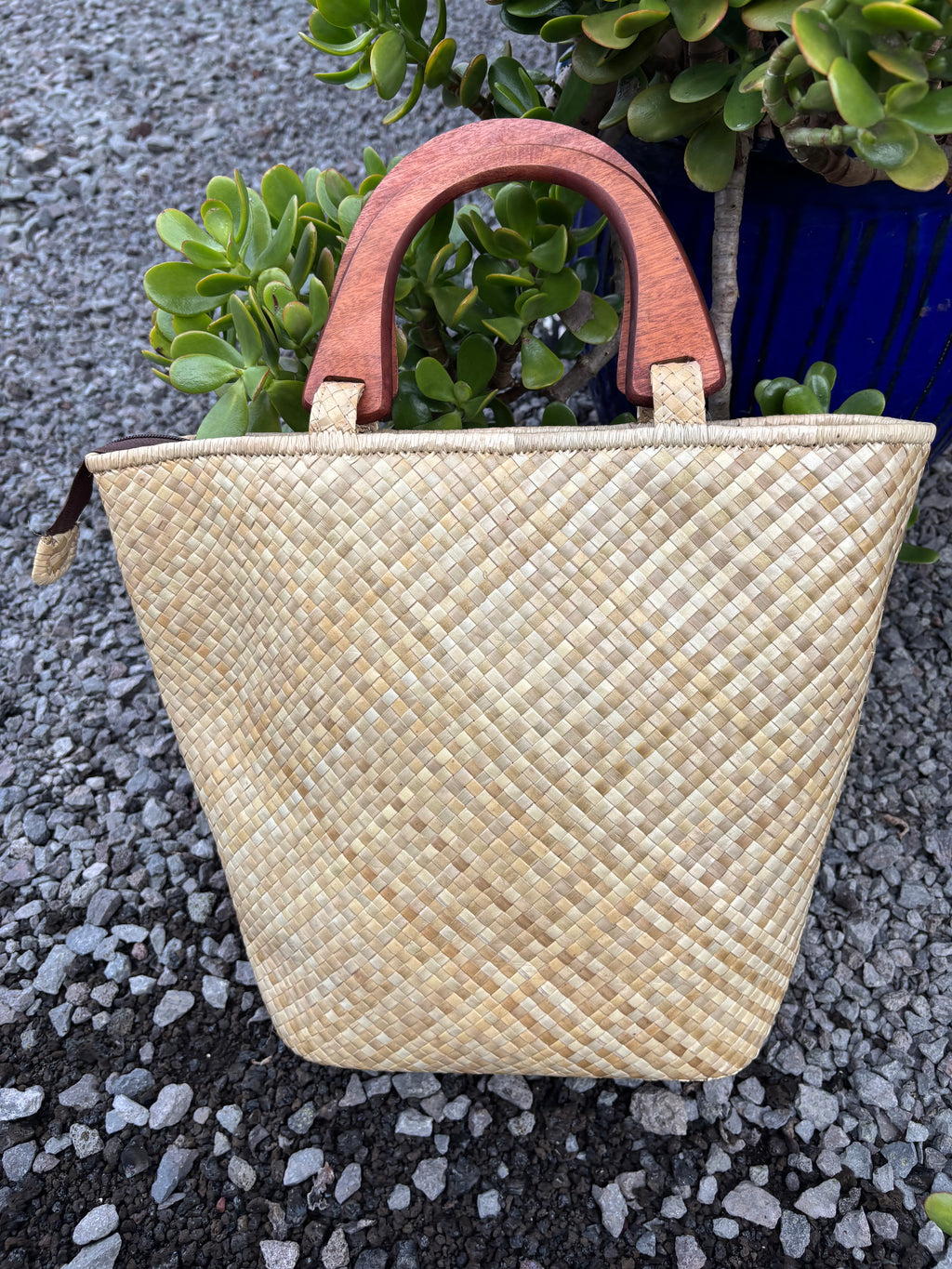 Lauhala Pua ‘Eke Tote Handbag - Summer
