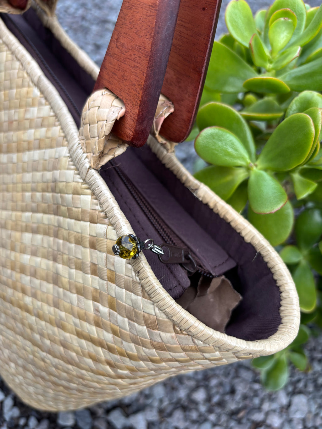 Lauhala Pua ‘Eke Tote Handbag - Summer