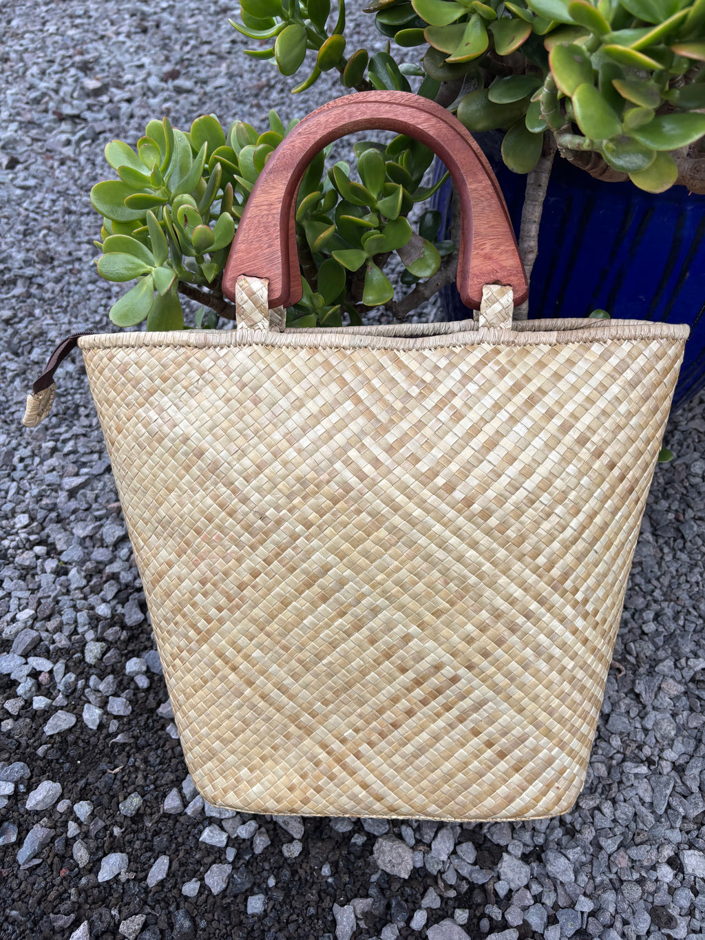 Lauhala Pua ‘Eke Tote Handbag - Confetti