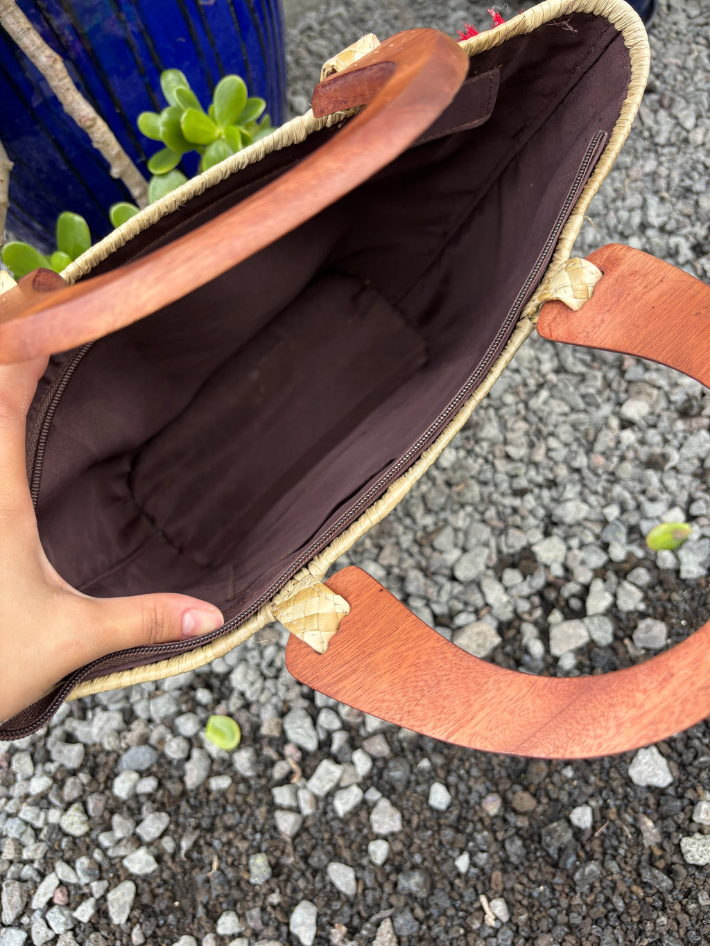 Lauhala Pua ‘Eke Tote Handbag - Confetti