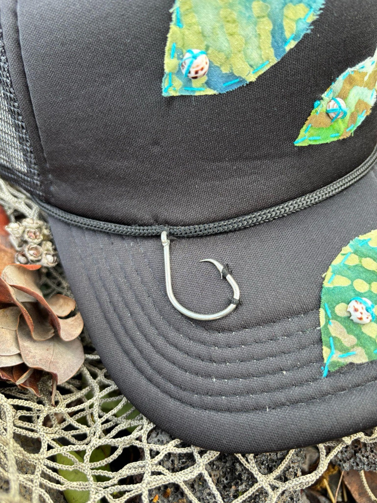 Fish Trucker Hat - Turquoise