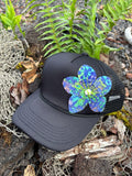 Flower Trucker Hat - B