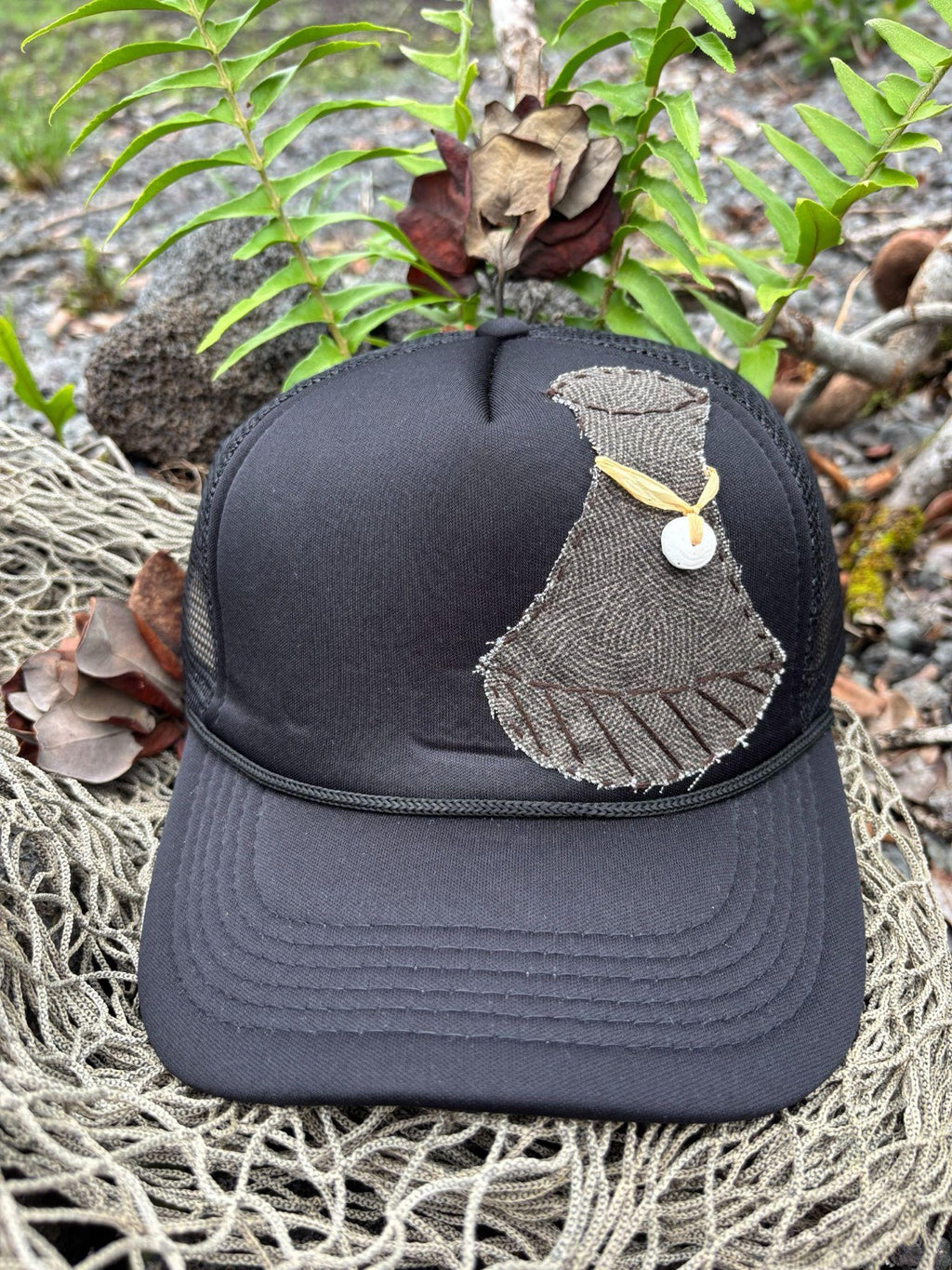 Poi Pounder Trucker Hat - Ash A