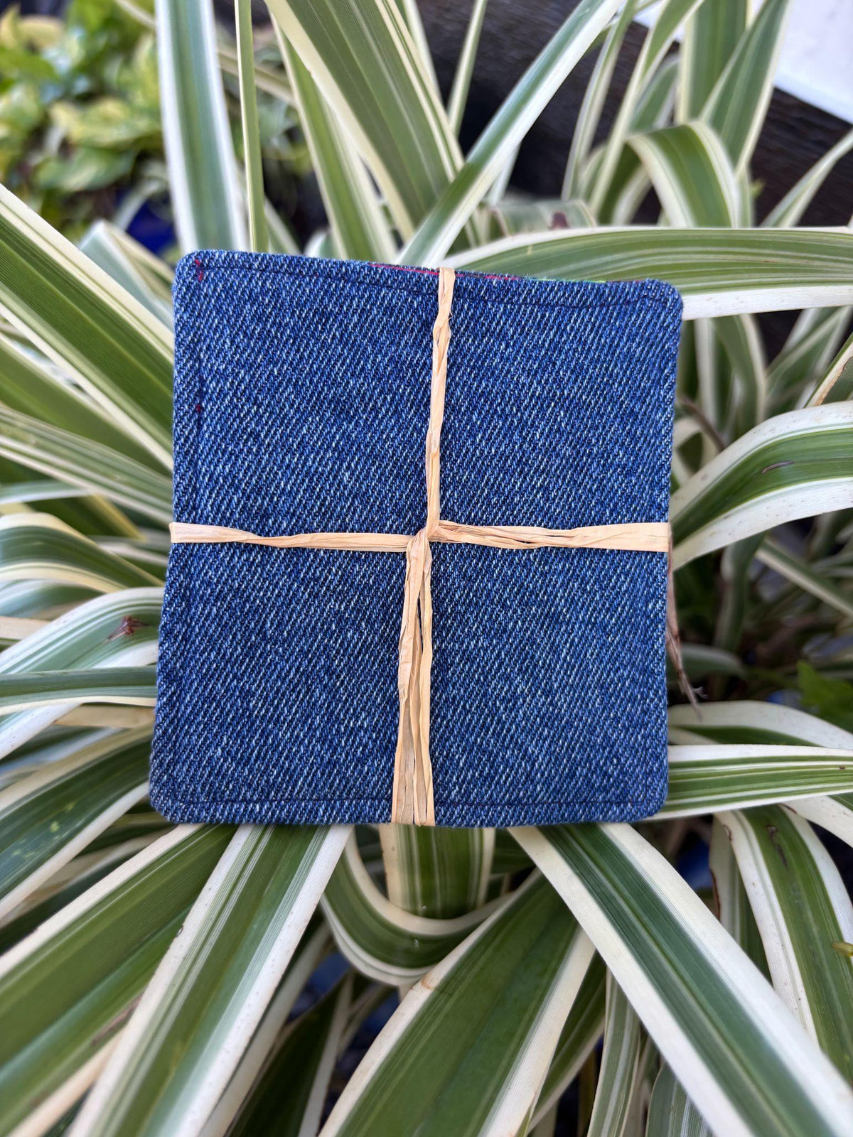 Small Hand-sewn 2 Piece Coaster - Set 5