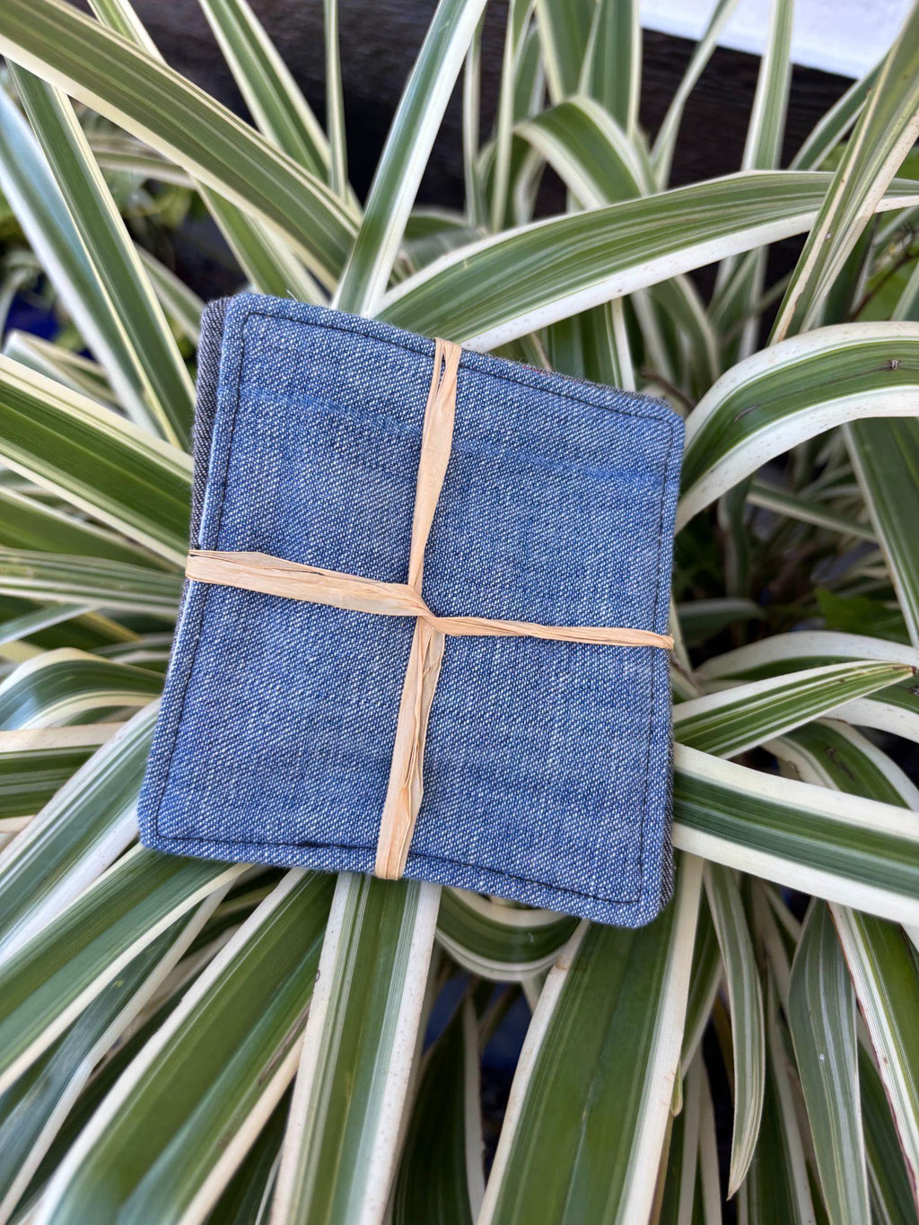 Small Hand-sewn 2 Piece Coaster - Set 6