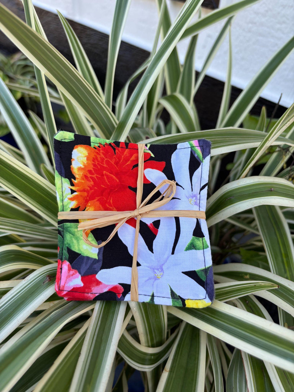 Small Hand-sewn 2 Piece Coaster - Set 6