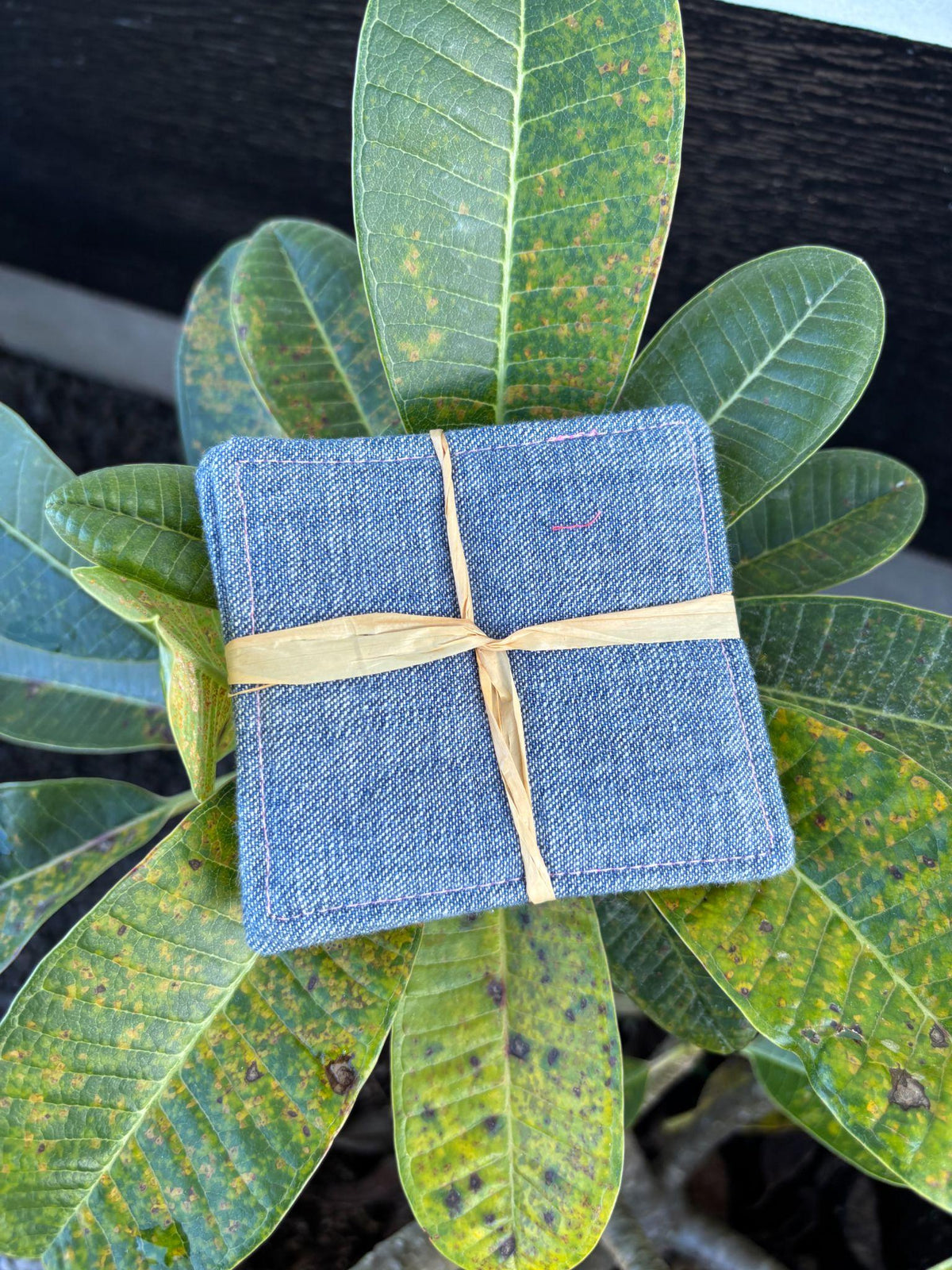 Small Hand-sewn 4 Piece Coaster - Set 1