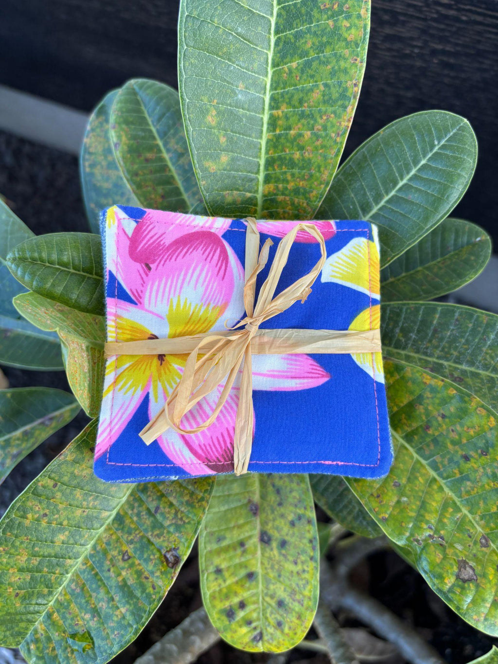 Small Hand-sewn 4 Piece Coaster - Set 1